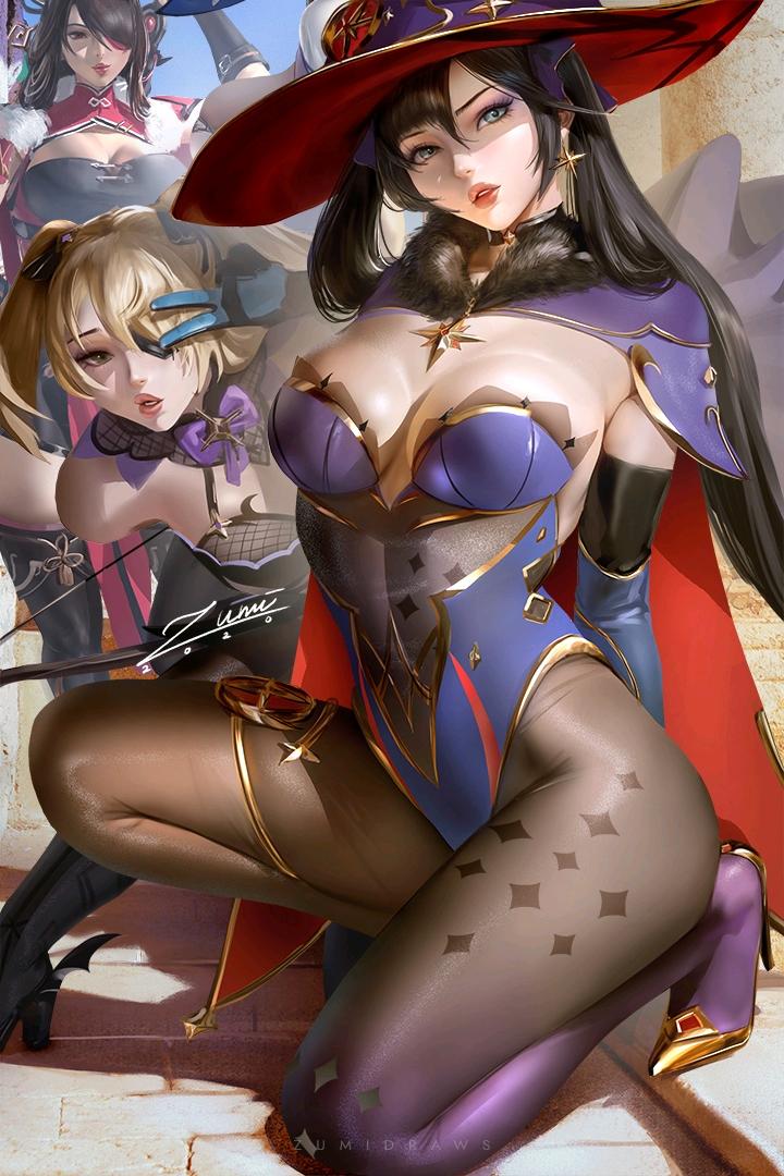 原神 每日一图！刻晴宝贝！我们爱！