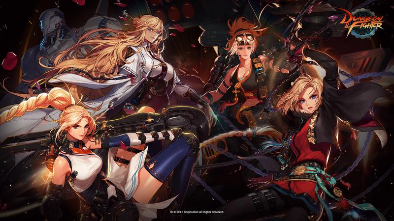 【八爪鱼】DNF韩服女枪手三觉立绘大图与海报