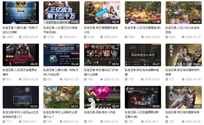 乱世王者WIKI专栏(知识库)