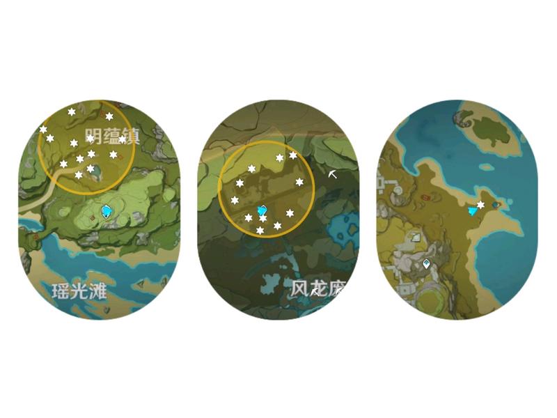 [原神]藏宝地7 8 特殊宝藏位置