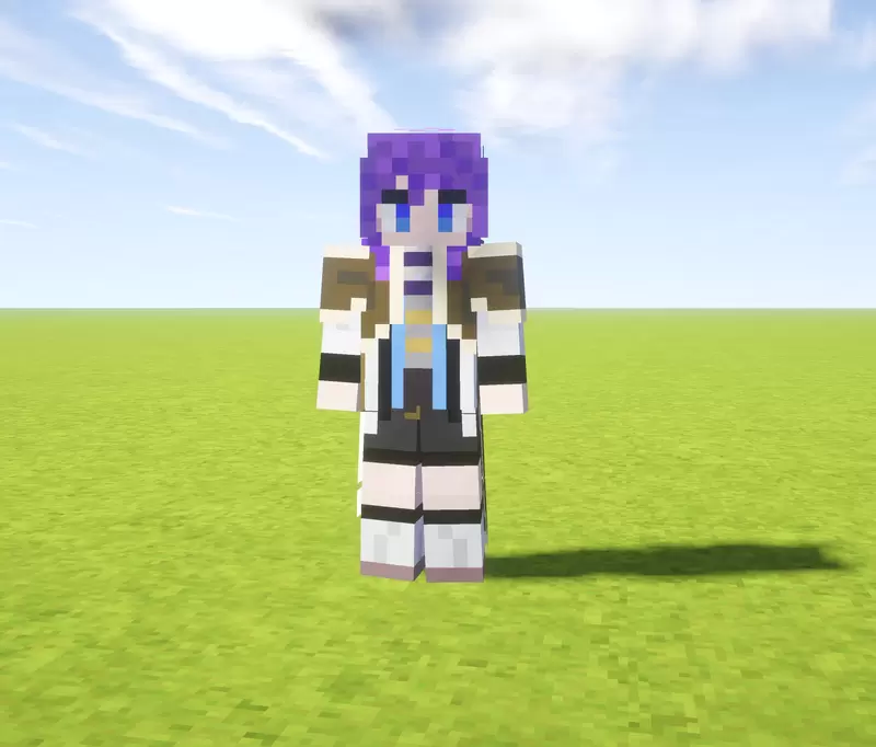 Minecraft皮肤（洛琪希）