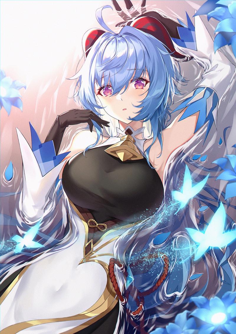 买椰奶的小女孩:“手榨椰奶！”【原神甘雨\u0026amp;七七\u0026amp;胡桃】④