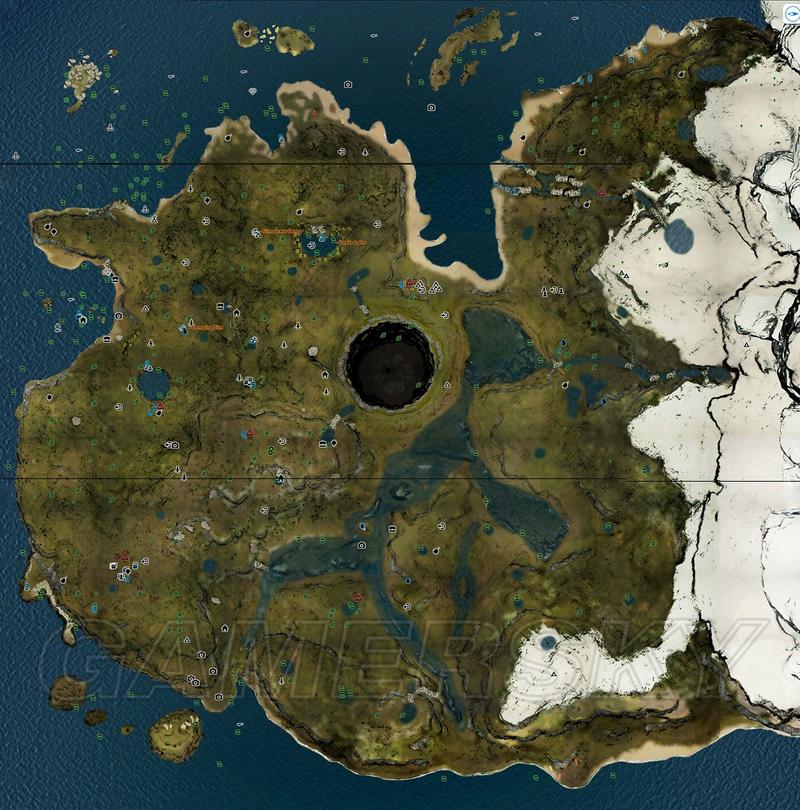 森林The forest地图