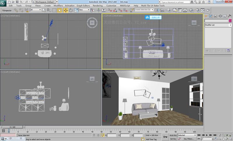 3dmax室内模型导入Unity3d 快速烘焙光照【2021】