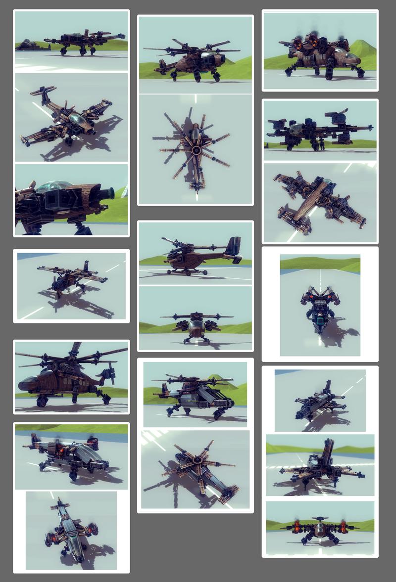 Besiege 怀旧领主的无MOD系列，做了些木皮飞机和几架对地攻击机，有存档！