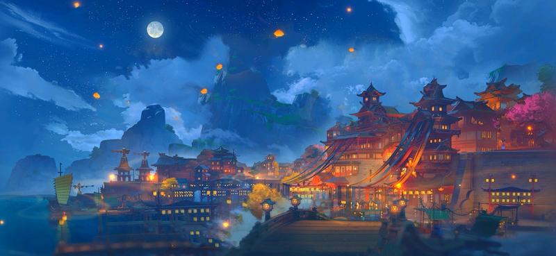 【原神】海灯节纪念照片