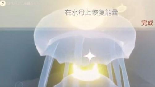 光遇在水母上恢复能量怎么做？