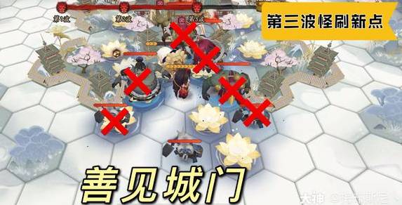 阴阳师善见城门小怪刷新点位置在哪里？