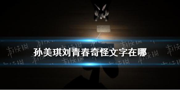 孙美琪疑案刘青春奇怪文字在哪 奇怪文字线索介绍