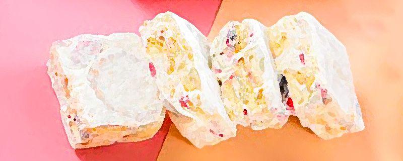 雪花酥太黏太甜怎么补救