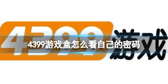 4399游戏盒怎么看自己的密码 账号密码查看方法介绍