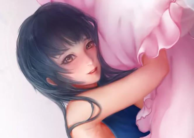 王者荣耀美女西施同人抱枕美图