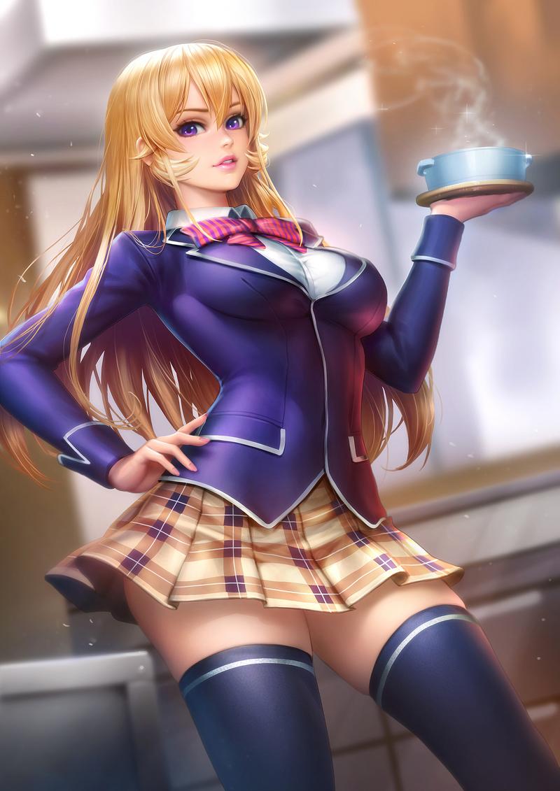 薙切绘里奈图片