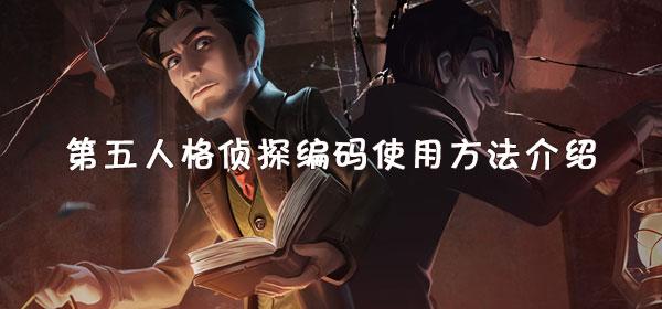 第五人格侦探编码使用方法介绍