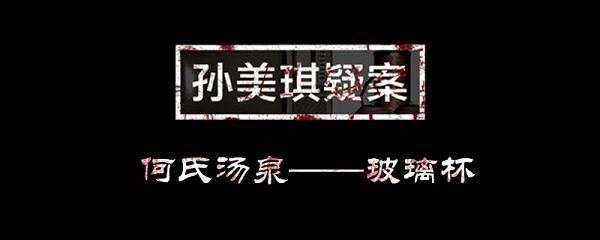 孙美琪疑案何氏汤泉线索玻璃杯位置介绍