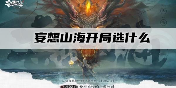 妄想山海开局选什么