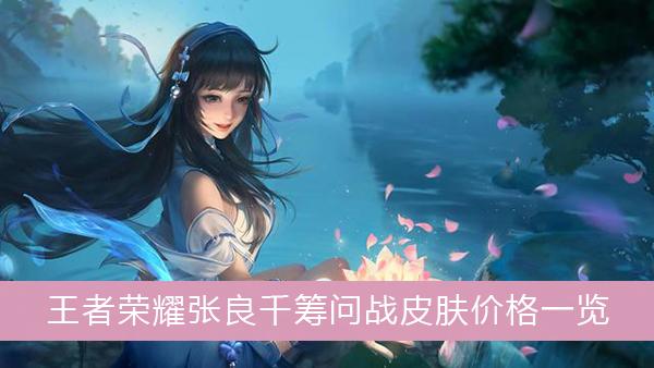 《王者荣耀》张良千筹问战皮肤价格一览