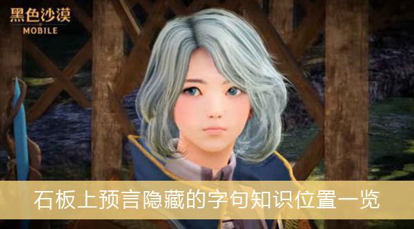 《黑色沙漠手游》石板上预言隐藏的字句知识位置一览