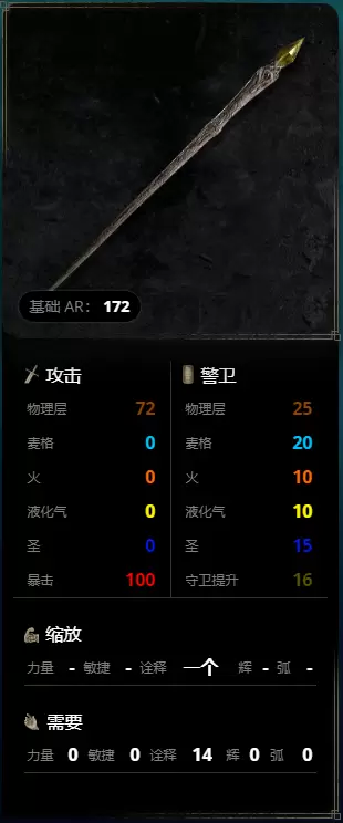 艾尔登法环卡里安术士法杖怎么样