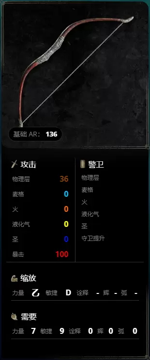 艾尔登法环短弓怎么样