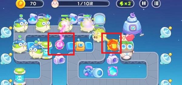 保卫萝卜4太空穿越第6关怎么过