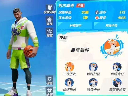 全明星街球派对努尔基齐怎么样