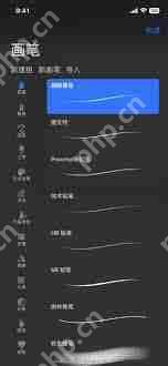 procreate绘画笔刷如何导入