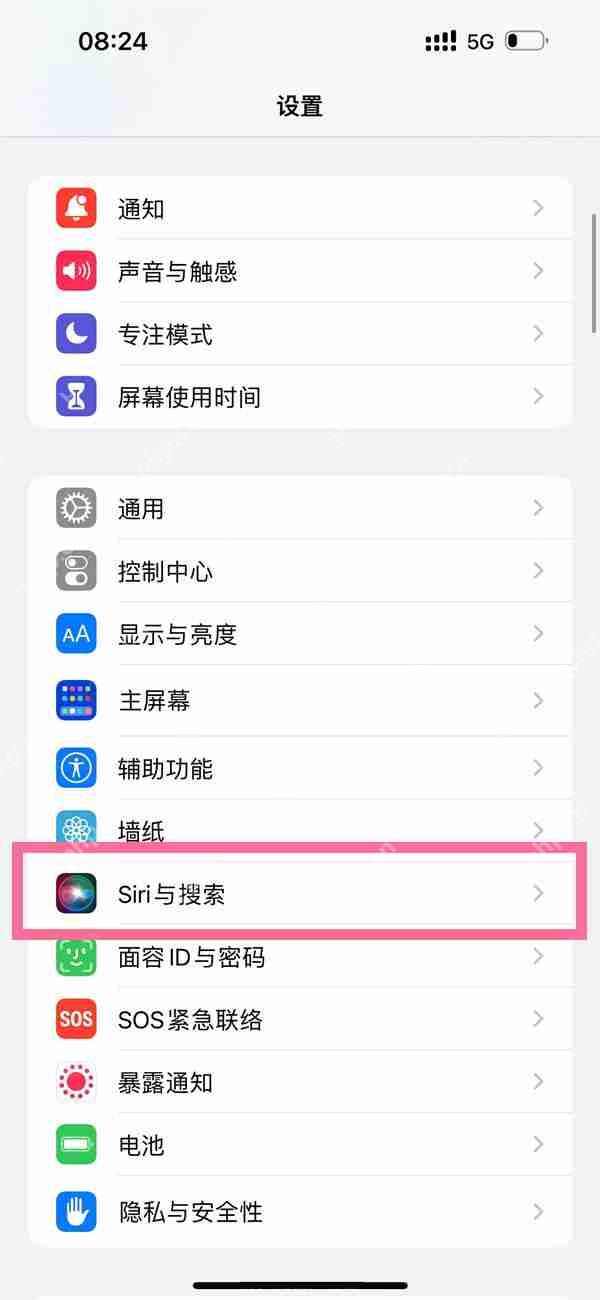 苹果14pro搜索建议怎么取消