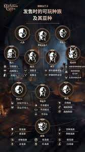 博德之门3各种族能力值表是什么