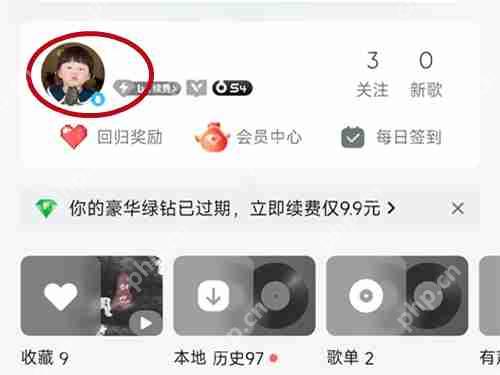 qq音乐我的勋章在哪里