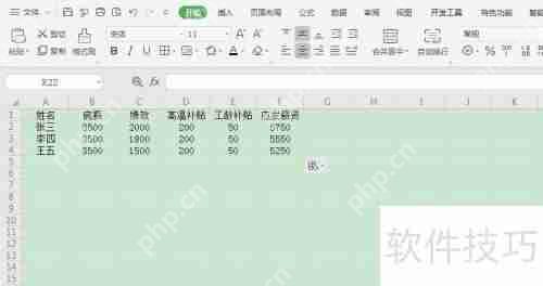 工资条生成器使用指南