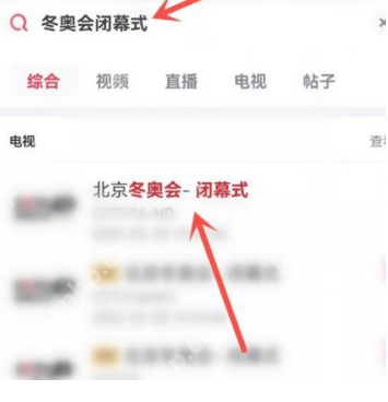 央视频冬奥会闭幕式怎么回放