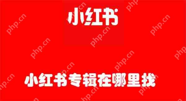 小红书专辑在哪里找