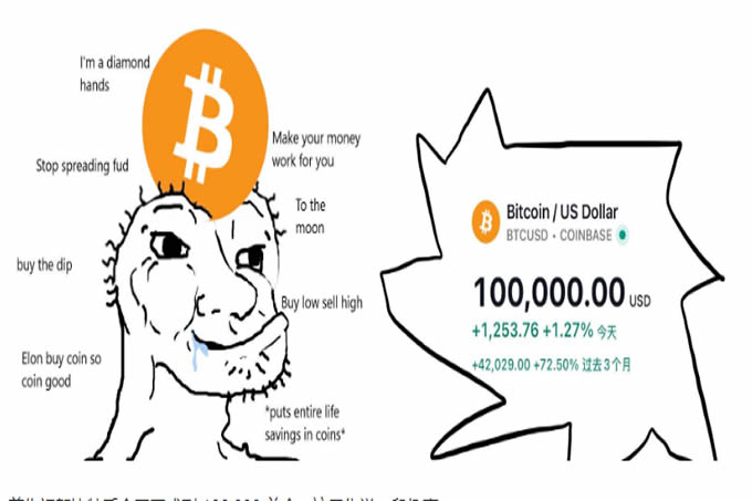 10万美元一枚,普通人到底如何才能拿住比特币？
