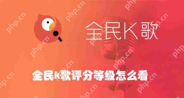 全民k歌评分等级怎么看