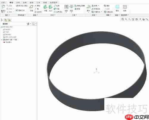 Creo钣金:圆柱体的展开方法