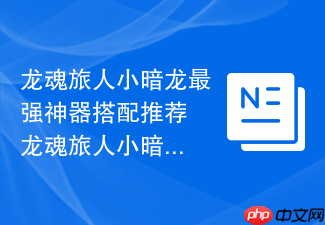 龙魂旅人小暗龙最强神器搭配推荐 龙魂旅人小暗龙用什么神器
