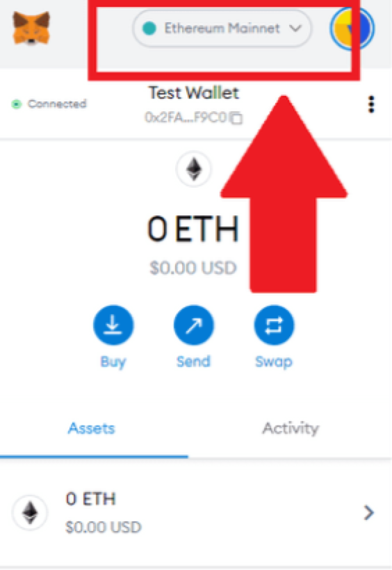 MetaMask小狐狸wallet添加或更改自定义网络图文教程