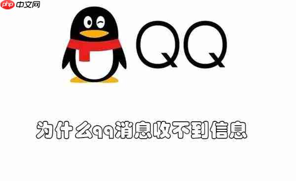 为什么qq消息收不到信息