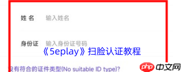 5eplay扫脸认证失败如何解决
