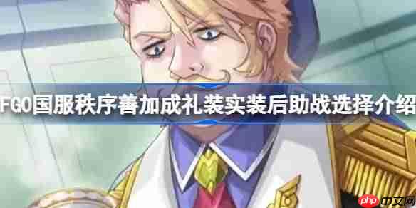 FGO国服秩序善加成礼装实装后助战选择介绍-秩序善加成礼装实装后助战怎么挂