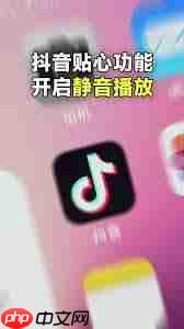 抖音开启后如何静音