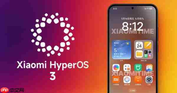 小米澎湃 OS 3 界面设计曝光 外媒:有望适配近百款设备