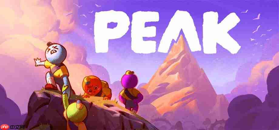 兄弟 拉我一把! 合作爬山游戏《PEAK》