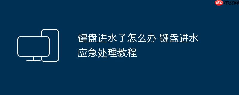 键盘进水了怎么办 键盘进水应急处理教程