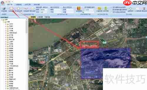 基于影像图和DEM的三维地形制作方法