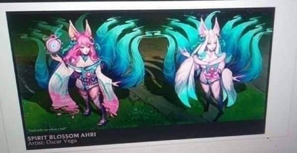 LOL阿狸灵魂莲华全身像曝光，绽灵节皮肤效果预览图片1