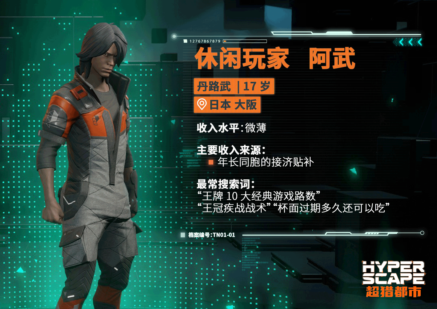 超猎都市阿武什么来历？阿武角色背景一览
