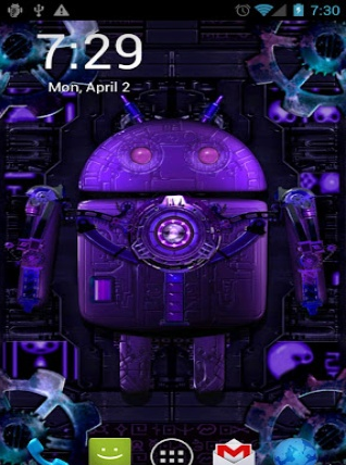 蒸汽朋克机器人动态壁纸SteampunkDroidLiveWallpaper