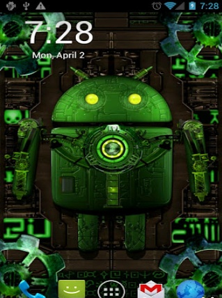 蒸汽朋克机器人动态壁纸SteampunkDroidLiveWallpaper